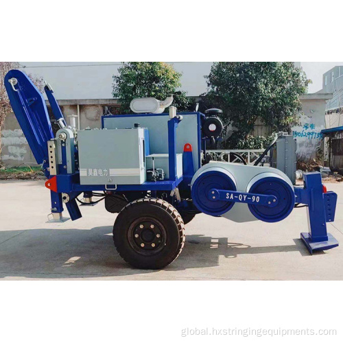 Cable Stringing Equipment Powerline Stringing Equipment 80kN Hydraulic Cable Puller Factory